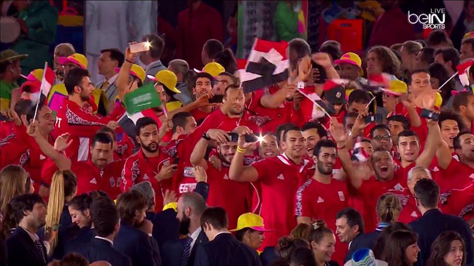 Egyptian Holds Saudi Flag in Olympics Opening Ceremony and People Are Furious