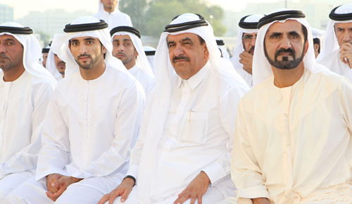 VIDEO: Sheikh Mohammed and His Two Sons Perform Eid Prayers in Dubai’s Zabeel Mosque