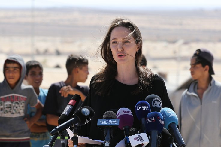 Angelina Jolie Visits Syrian Refugee Camp in Jordan