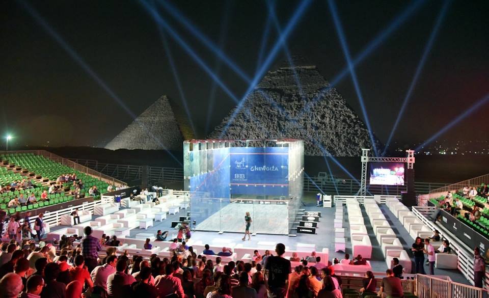 Via Al-Ahram Squash Open.
