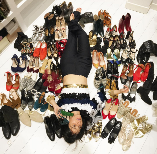 Samar Seraqui during Paris Fashion Week via Instagram
