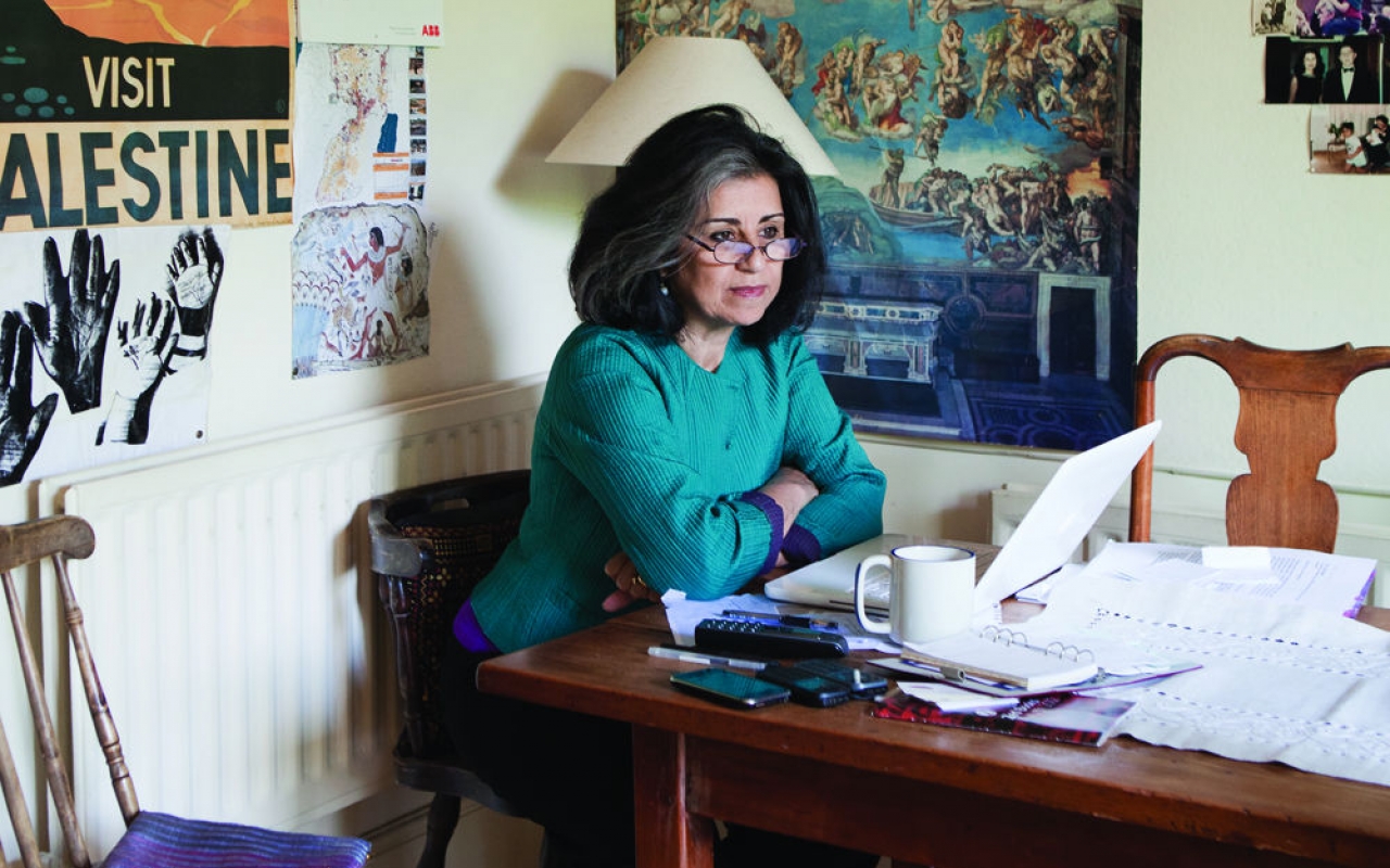Ahdaf Soueif, an Egyptian novelist and political and cultural commentator. Via Tumblr