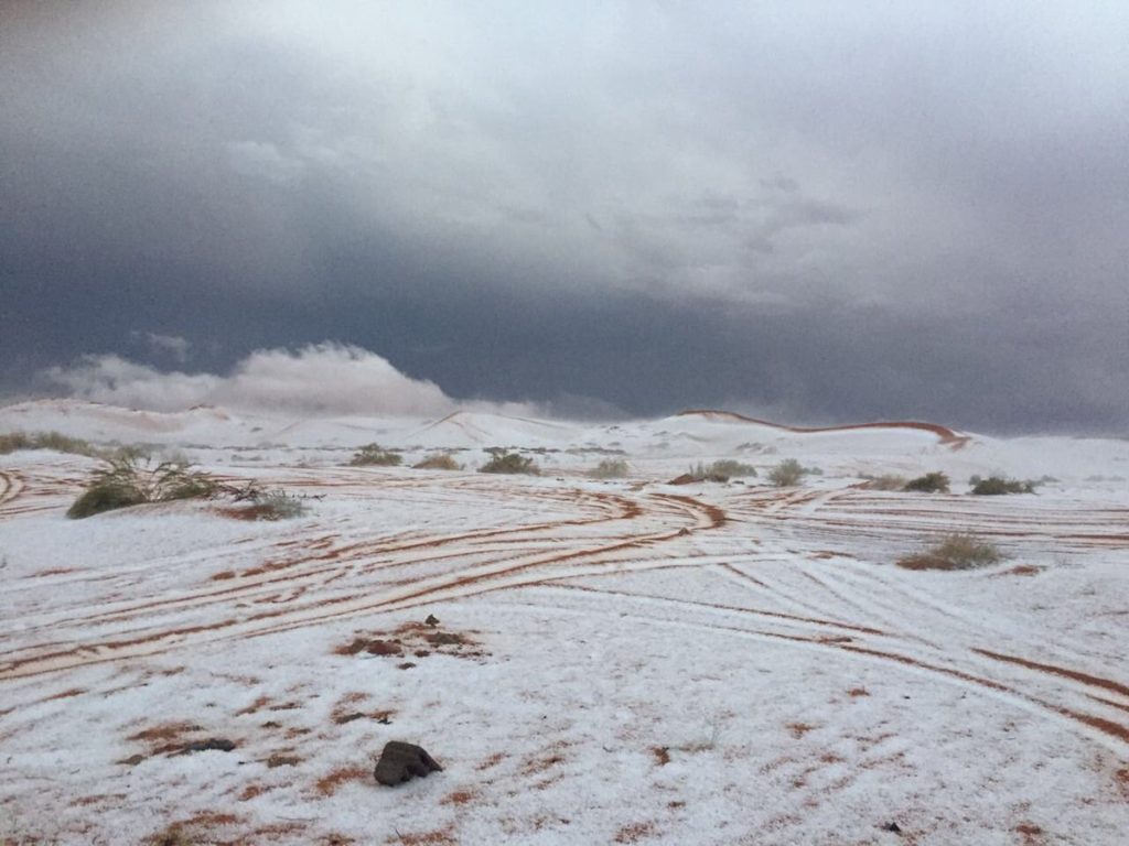 It Snowed in Saudi Arabia and the Twitterverse Went Crazy