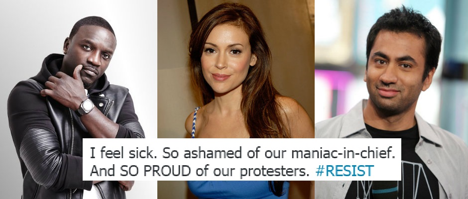 Here’s How Celebrities Are Reacting to Trump’s #MuslimBan