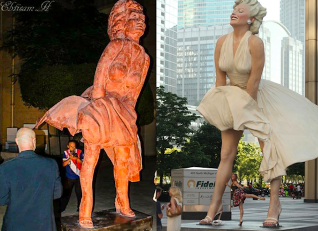 There’s a Marylin Monroe Statue in Cairo Opera House, and It’s Not Pretty