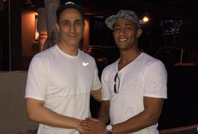 Mohamed Ramadan Justifies Posting a Photo with Gamal Mubarak