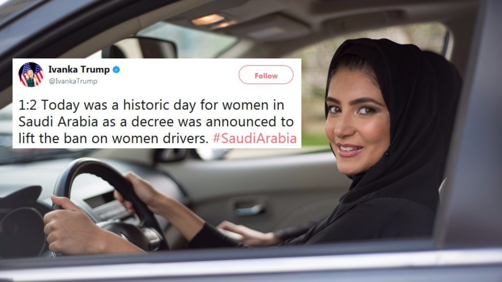 Here’s How Political Figures Reacted to Saudi Women Being Able to Drive