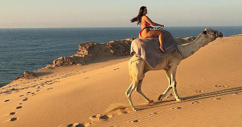 Why Is Ashley Graham Wearing A Swimsuit In The Desert?