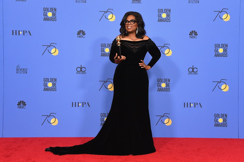 Oprah Winfrey Empowers Young Women with Incredible Golden Globes Speech