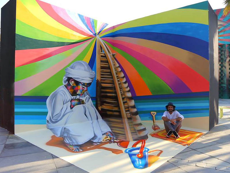 Art Season Kicks off With the Fourth Edition of Dubai Canvas 3D Art Festival