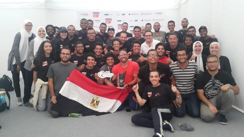 Egypt’s Ain Shams University Just Won The First position In the Formula Student Competition