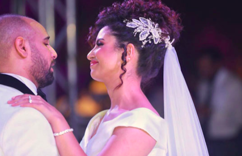 Nesma Mahgoub Rocks Curly Hair Like a Queen at Her Wedding