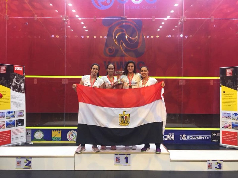 For the Fourth Time, Egypt Claims World Team Women Squash Title in China!
