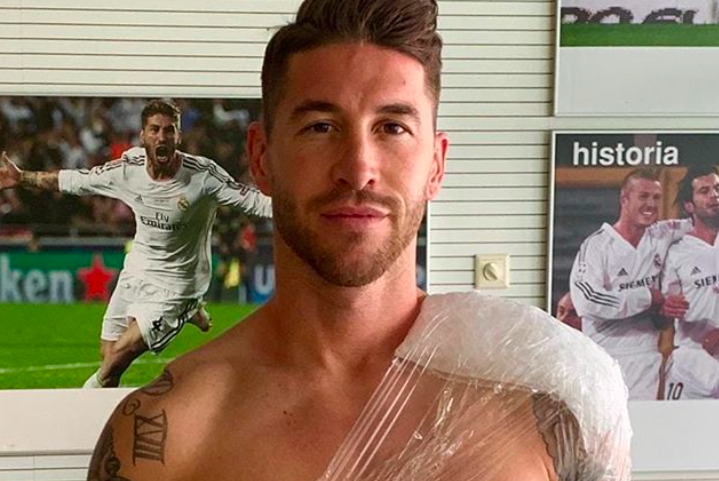 Arabs Troll Sergio Ramos After Posting Photo of Injured Shoulder