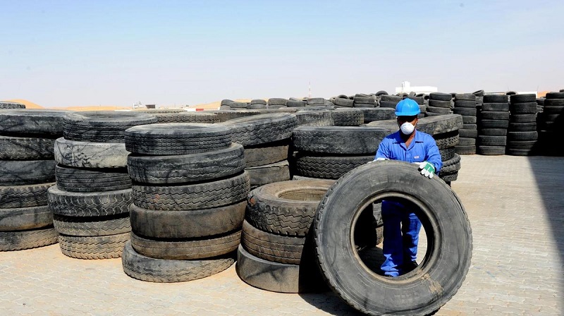 Abu Dhabi Steps Up Its Recycling Game Reusing 7,000 Tonnes of Old Tires