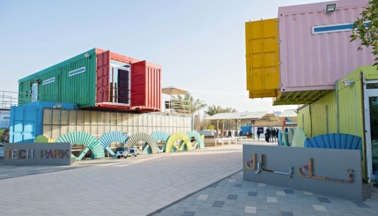 Abu Dhabi Launches a New Tech Start-up Hub From Recycled Shipping Containers!