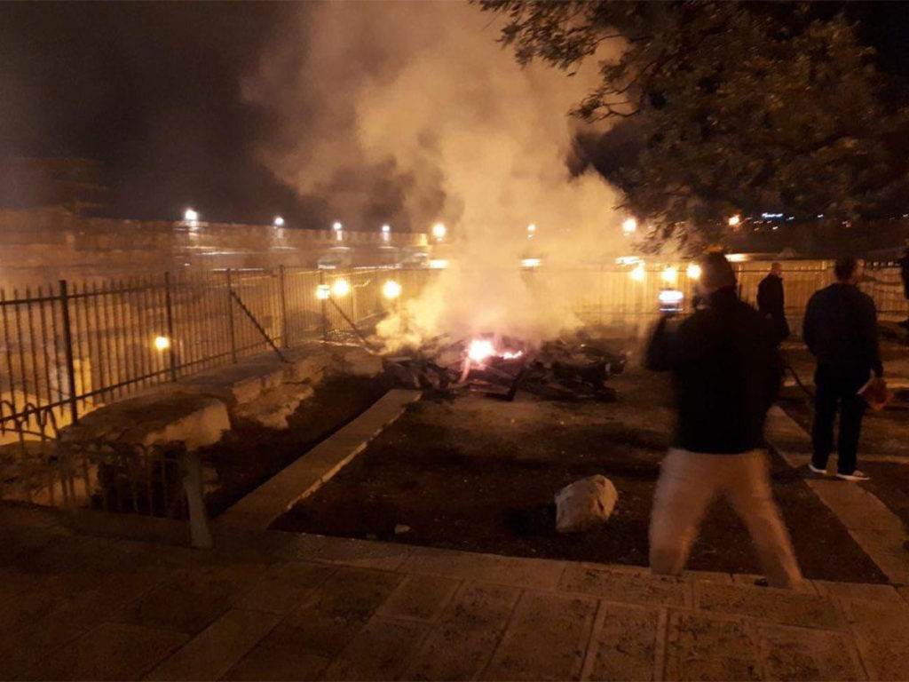 Fire Breaks out at Al-Aqsa Mosque in Jerusalem
