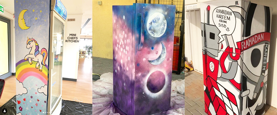 Thanks to Local Artists, Ramadan Sharing Fridges Get An Amazing Makeover!