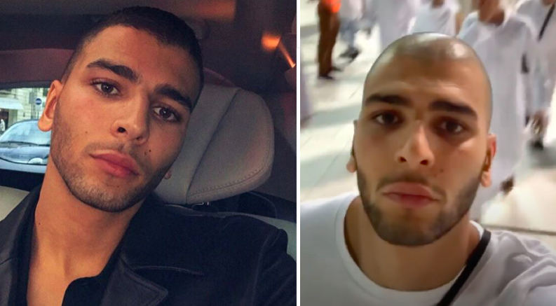 Algerian Model Younes Bendjima Goes to Umrah And Shares it All on Instagram
