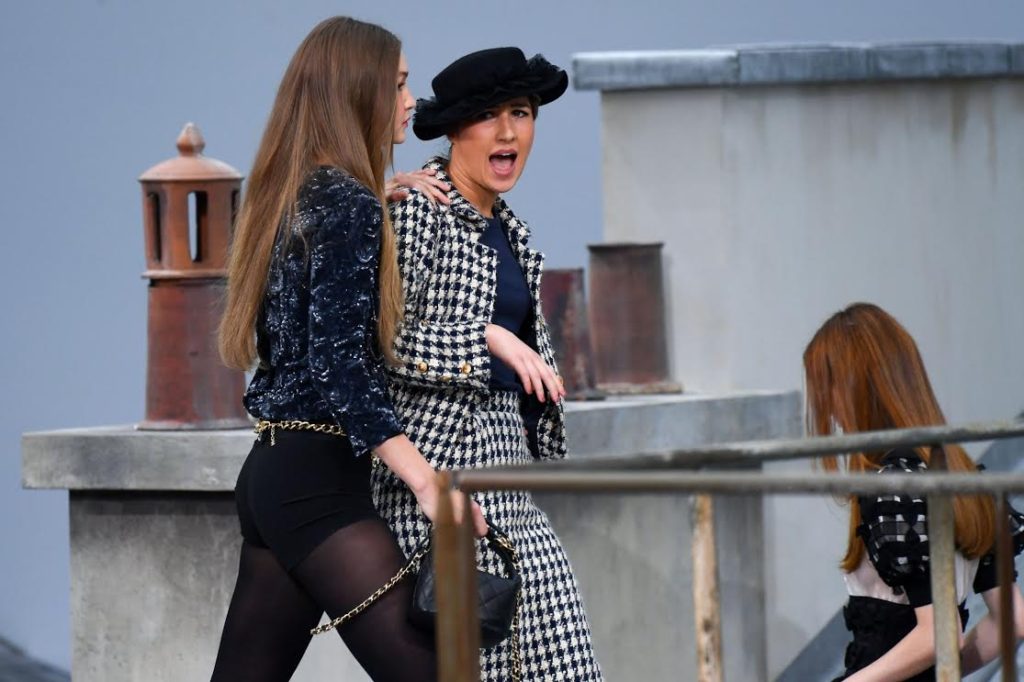 Gigi Hadid Channels the Arab in Her and Drags a Lady out of the S/S20 Chanel Runway Show