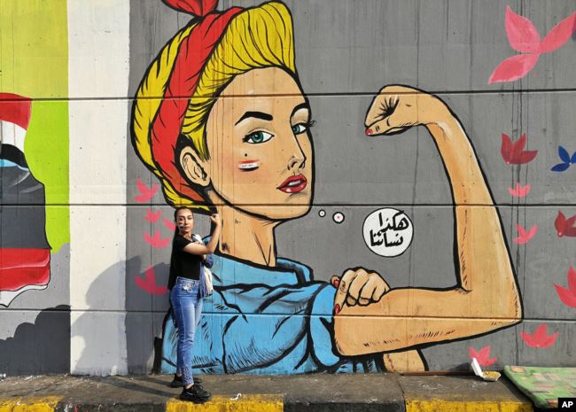 In Pictures: Iraqi Revolutionaries Transform Saadoun Tunnel Into an Outdoor Art Museum