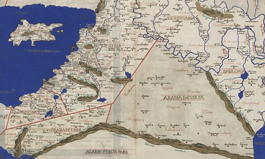 Before Google; When Palestine Was Still On The Map