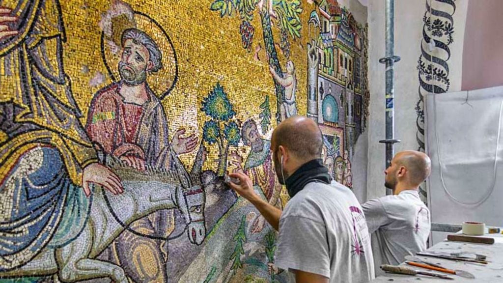 Bethlehem’s Restored Church Welcomes Churchgoers For Christmas Morning Service