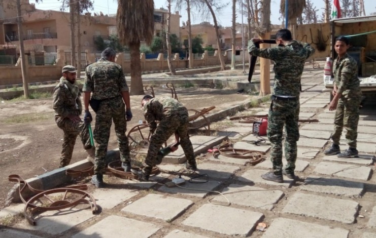 Iranian-Backed Militias Convert Syrian Civilian Graves Into Religious Shrines