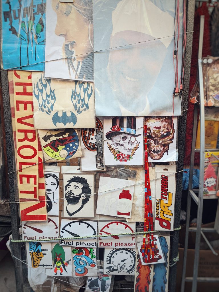 Car accessories market in downtown Cairo