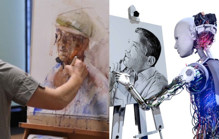 Picasso VS Robots: The Human Touch Faces Off Against AI