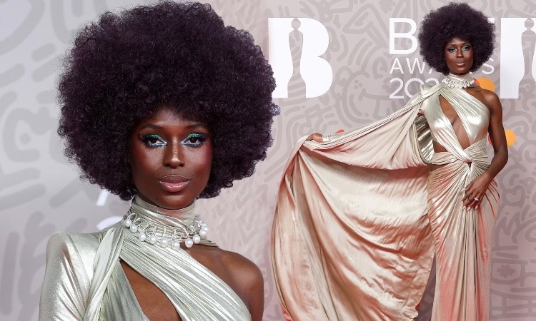 British Actress Jodie Turner-Smith Turns Heads In Zuhair Murad At The 2023 Brit Awards