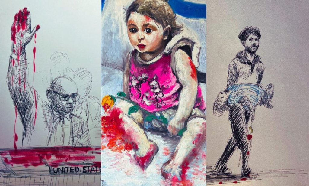 When Art Meets Activism: Egyptian Artist Yassin Talks Gaza & Humanity