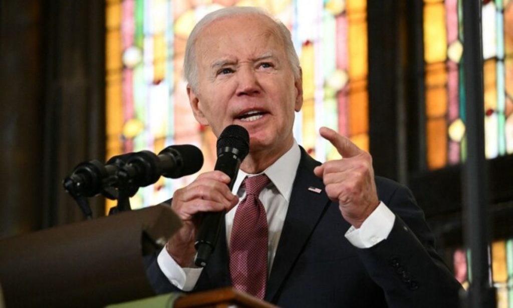 Palestine Protesters Interrupt Biden’s Speech “Their Blood Is On Your Hands”