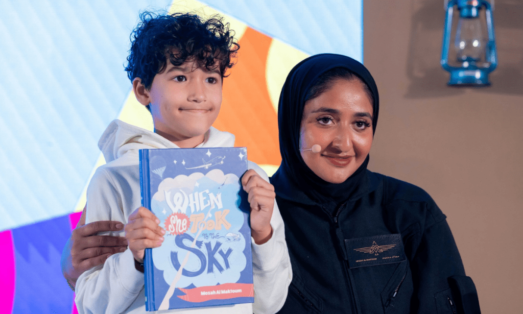 Sheikha Mozah’s ‘When She Took To The Sky’ Inspires Arab Girls To Soar in Aviation