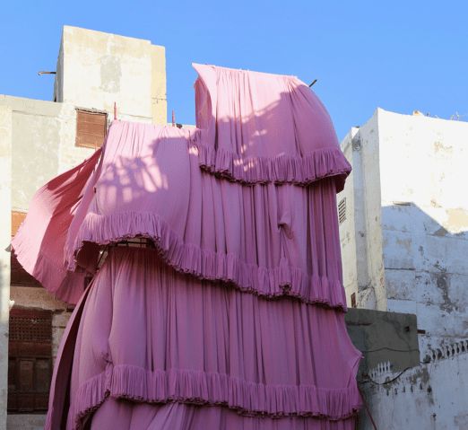 Jeddah’s Historic Al Balad Dazzles in Pink Thanks to Argentinian Artist Andres Reisinger