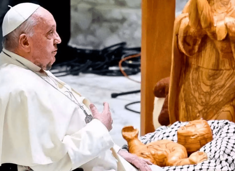 A Keffiyeh for Christmas: Pope’s Nativity Scene Calls for Peace in Gaza