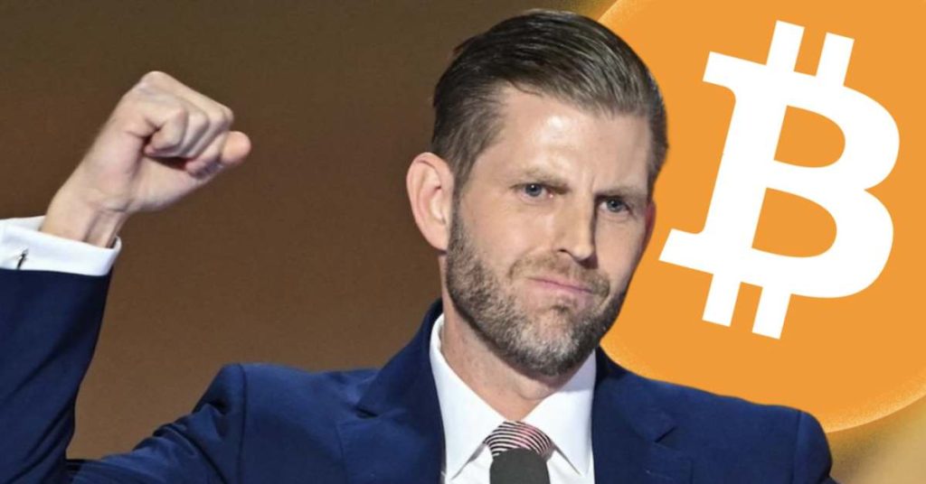 Bitcoin MENA 2024: Eric Trump Predicts Bitcoin’s Rise to $1 Million