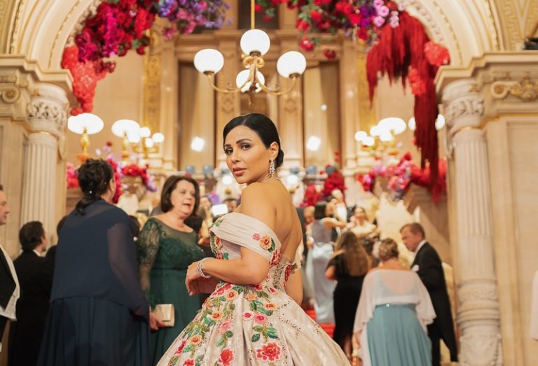 Mahira Abdel Aziz Shines in Award-Winning UAE Design at the Vienna Opera Ball