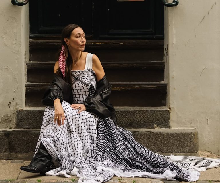 How the Palestinian Keffiyeh Became a Statement at Copenhagen Fashion Week and Beyond