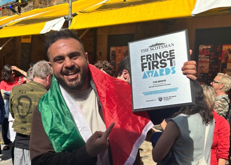 Palestinian Actor Alaa Shehada Wins Fringe First for ‘The Bridge’